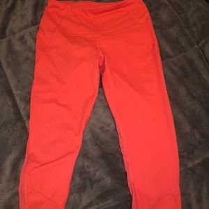 Neon Pink Mesh Calf Legging